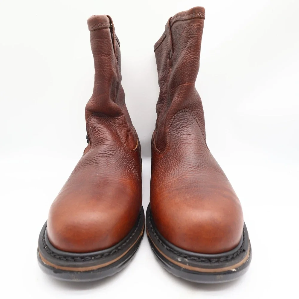 Rocky IronClad 5685 Pull-On Boots Mens 13M Brown Leather Waterproof New